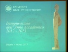 Apertura dell'anno accademico 2012- 2013 all'Università di Trieste