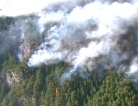Sopralluogo Serracchiani a zone di monagna colpite da incendi 