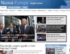 ANSA Nuova Europa new web site 