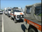 Colonna di aiuti partita per la Bosnia
