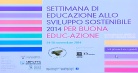 24 – 30 novembre - settimana Unesco di educazione allo sviluppo sostenibile . 70 gli eventi in programma
