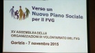 XV assemblea organizzazioni di volontariato del FVG
